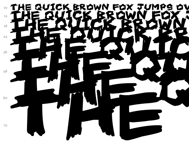 Scrapbook Scribblers font waterfall
